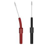 Punta de sonda flexible flexible con aguja de perforación de alambre de 4 mm para tapones de plátano, multímetro, multímetro, probador, pin de sonda