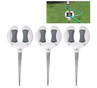 Punta de soporte para manguera de césped con rodillo flexible para facilitar el manejo de la manguera