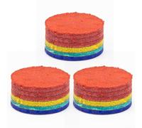Punta de taco de billar con composición de piel de cerdo multicapa para un golpe predecible y reducción del deslizamiento (3 piezas-13,5 mm)