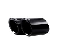 Punta de tubo Para Escape trasero negra, 1 par Compatible con Para E90 E92 325i 328i 2006-2010, kit accesorios automóvil, garganta trasera Terminal De Escape