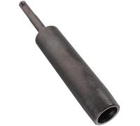 Punta de Varilla de Puesta a Tierra con Vástago Redondo 25mm de Acero | Varilla de 3/4 In y Ground Rod, Compatible Martillo Perforador y Taladro Picador, Color Plata