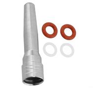 Punta de varita de vapor de acero inoxidable para Dedica EC680 EC685 ECP3420, boquilla modificada para máquina de café con anillos de silicona, para una fácil limpieza