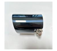 Punta Escape 1 Pieza Boquilla Escape Galvanizada Negra Longitud 120mm Diámetro Grande 114mm Silenciador Abierto AK Acero Inoxidable Tubo Silenciador(54mm-89mm)
