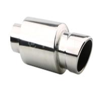 Punta Escape 1 pieza de silenciador de escape universal plateado para coche, punta recta de acero inoxidable Extremo de Escape