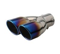 Punta Escape 63 Mm Salida Simple/doble Universal Para Automóvil Silenciador Acero Inoxidable Tubo Final Tubo Escape Automotriz(8)