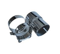 Punta Escape Coche Adaptador Reductor De Tubo De Escape De Acero Inoxidable Para Coche Y Motocicleta, Accesorio Universal Soldado.