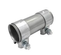 Punta Escape Coche Conector Tubo Escape Silenciador 45Mm Diámetro Interior Y 1,75 Pulgadas, Abrazadera Manguito Unión, Kit Herramientas Acero Inoxidable Ajustable