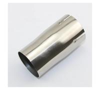 Punta Escape Diámetro Del Tubo Manga Tubo Recto Conversión Soldadura 63 Mm Salida 76 Mm Acero Inoxidable 304 Tubo Silenciador(63mm out 70mm)