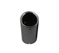 Punta Escape La Punta Del Silenciador Escape Para E90 Extremo Del Tubo De Escape Garganta De Cola Silenciador Escape(Black 1PC)