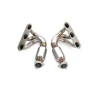 Punta Escape Para 987 987.1 Para Boxster Para Cayman S 3.4l 2004 2005 Catalizador De Colector De Escape De Alto Rendimiento De Acero Inoxidable Cola De Escape Coche(Direct down pipe)