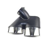Punta Escape Para Benz W211 E260 E240, Con Cuatro Salidas Bilaterales. Silenciador De Acero Inoxidable Para Coche Extremo de Escape(Left)