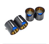 Punta Escape Para BMW Para M2 F87 M3 F80 M4 F82 F83 Tubo De Escape Coche Actualización 4 Piezas Boquilla Cabezal Silenciador Fibra Carbono(Carbon fiber D)
