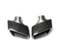 Punta Escape Punta De Escape De Fibra De Carbono Con Silenciador Negro Para BMW Para G30 G31 G31 540i 530i 525i Tubo Cola Coche