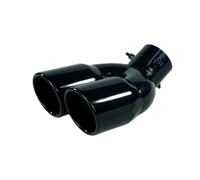 Punta Escape Silenciador De Tubo De Escape Trasero Universal Para Coche De Acero Inoxidable Con Entrada De 63 Mm Y Salida De 76 Mm. Silenciador Escape(BK Bend)