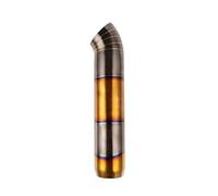 Punta Escape Silenciador De Tubo De Escape Universal Para Coche, 63mm-76mm Para Sistemas De Carreras Modificados De Acero Inoxidable Tubo Silenciador(04)