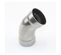 Punta Escape Tubo Curvo De 45 Grados Tipo De Inserción Diámetro Interior 16mm25mm 32mm 40mm 51mm 63mm76mm Tubería Soldadura Acero Inoxidable 304 Tubo Silenciador(ID 20mm)