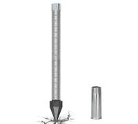 Punta Filtrante Pozo 1-1/4" Inox para Agricultura Orgánica y Huerto, Kit Forjado con Tubos Galvanizados y Manguitos, Protección contra Sequía y Ahorro de Agua(Solo)