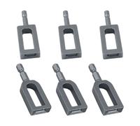Punta hexagonal para cables eléctricos, 3 cuadrados 3 arcos | Herramienta de torneado de alambre ligero para la instalación de redes de eslabones de cadena de tubos