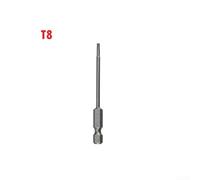 Punta magnética T40 de 75 mm para destornillador Torx para aplicaciones rápidas y sencillas con herramientas eléctricas (T8)