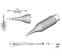 Punta para Herramienta Manual T245 (Ø0.4mm) - JBC