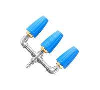 Punta para hidrolimpiadora - Boquilla rociadora universal, cabezal de resistente, eficiente conector de acoplamiento rápido con flujo de ángulo controlado | Limpieza del puente delpatio del