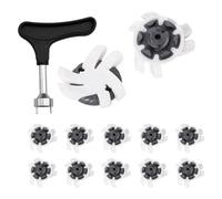 Punta per scarpe da golf, Punta peer scarpe da golf | Calzature antiscivolo con tacchette daa, Vite chiaportatile con punte daa a torsione rapida per campo da golff a