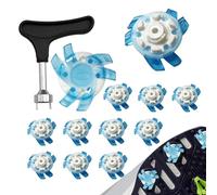 Punta per Scarpe da Golf, Punta Peer Scarpe da Golf | Calzature antiscivolo con tacchette DAA, Vite chiaportatile con punte DAA a torsione rapida per Campo da Golff a