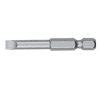 Punta plana estándar de 1/4" para guía, larga, ideal para precisión en perforaciones y trabajos de carpintería.