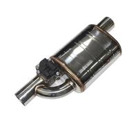 Punta Silenciador Escape Universal Automóvil Control Válvula Eléctrica Kit Tubo Escape Silenciador Ángulo Válvula Ajustable Acero Inoxidable 51 Mm 63 Mm 70 Mm 76 Mm Escape Trasero(Remote RIGHT 51MM)