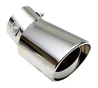 Punta Silenciador Para Class ML GL G GLC43 G350d E350 W211 W203 W204 Punta De Silenciador Redonda Acero Inoxidable Para Coche(Bend)