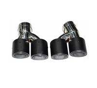 Punta Silenciador Para Serie 5 G30 G31 2018 2019 2020 2023 Modificación Del Tubo De Escape Punta De Silenciador Fibra De Carbono Cuádruple Cabezal De Escape Escape Trasero(E)