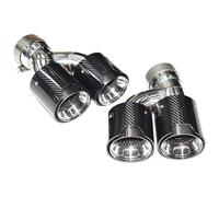 Punta Silenciador Para Series 5 G30 G31 2018-2023 Tubo De Escape Fibra Carbono Silenciador Punta Boquilla Cola Del Coche(Carbon fiber 2)