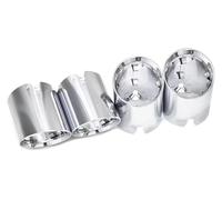 Punta Silenciador Tapa Silenciador Acero Inoxidable Para BMW M2 M3 M4 G80 G82 G83 G87 Color Plateado(Plata)