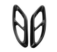 Punta Tubo Escape Para Benz Clase E/C/B/A Para GLC/para GLS/para GLE Para CLA Par Cabezales Cubierta Varilla Tubo Escape Doble Trasero Acero Inoxidable Negro Mate(Gloss Black)