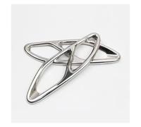 Punta Tubo Escape Para Benz Para CLA W117 2017-2018 2 Uds Negro Plata Acero Inoxidable Tubo De Escape Silenciador Cubierta Punta Embellecedora(Silver)