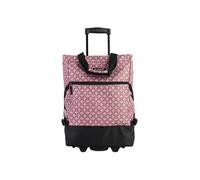 Punta Wheel "Print" Carrito de la compra 50 cm fucsia