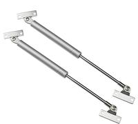 Puntal de gas, Paquete de 2 soportes resorte gas for caja juguetes y bisagras cierre suave, plateado, 20N-150N(20N)