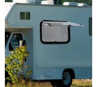 Puntal de soporte RV - Barra de elevación telescópica de aleación de aluminio con apertura de rebote automático y bloqueo de seguridad, 255-335 mm, para sendero de viaje