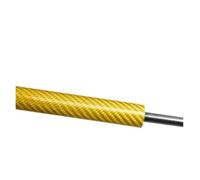 Puntal Gas Amortiguador Capó Para Lexus RX RX300 RX330 RX350 2003 2004 2005 2006 2007 2008 Amortiguador Elevación Cilindro Capó Delantero Muelle Neumático Capó Motor(Yellow carbon fiber)