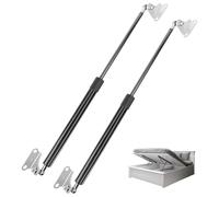 Puntales de gas de 500 mm, 100 N/10 kg, 2 resortes de soporte de elevación ajustables universales, resorte de gas con kit de montaje para cama otomana resistente, tapa pesada, puerta de escotilla de