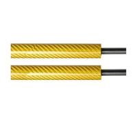 Puntales De Gasolina Para Hyundai Para Tucson TL SUV 2016-2021 578MM 2x Soportes Elevación Resorte Gas Automático Para Portón Trasero Coche Puntales Amortiguadores Maletero(Yellow Carbon Fiber)