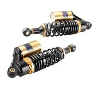 Puntales de Motocicleta Universal 280MM 320MM 340MM 375MM 400MM 1 Par De Amortiguadores De Aire Traseros Suspensión ATV Quad Scooter Kart Dirt Bikes Amortiguadores Resorte(280MM)