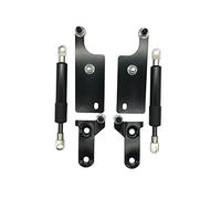 Puntales Gas para Toyota para Hilux GUN125 para Revo 2015 2016 2017 2018 2019 Puntales De Puerta Trasera Coche, Barra Elevación Lenta, Amortiguador Gas Outdoorking (Color : Left+Right)