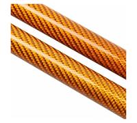 Puntales Maletero Trasero Para Chevrolet Para Camaro 5th Gen Para Coupe 2009-2015 Auto Puntales Resortes Portón Trasero Maletero Elevación Resorte Gas Maleteros Coche(Orange Carbon Fiber)