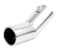 Puntas 1 Uds. Tubos Coche Tubo Estilo Tubos Acero Inoxidable Puntas Silenciador Para Golf 4 Para Bora Para Jetta Tubo escape automóvil