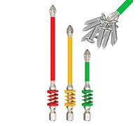 Puntas atornilladoras - Punta de muelle destornillador, accesorio antideslizante para taladro apto para fontanero, electricista, mecánico, hogar, automoción, industrial