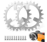 Puntas de acero inoxidable para robot cortacésped Worx Landroid WR141E / WR142E / WR143E / WR165E / WR167E, mejora la tracción para robots de acero inoxidable tornillos para accesorios de ruedas fuera
