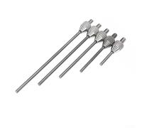 Puntas de aguja de carburo para esfera e indicadores digitales, medidores de profundidad, 1,5 mm de diámetro con vástago roscado M2.5, herramienta de medición intercambiable