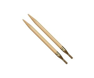 Puntas de aguja intercambiables Addi Click de bambú 4,00 mm - 1 pieza