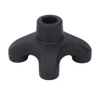 Puntas de Bastón Punta de Bastón para Caminar, Diseño de Soporte Cuádruple Manténgase Firme para Bastón con Eje Roscado de 19 Mm Caminar Seguro con Alto Agarre